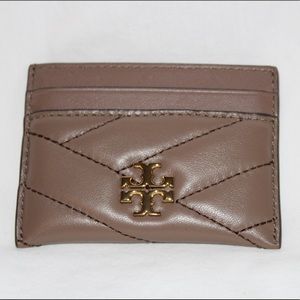 Tory Burch Kira Chevron Leather Card Case